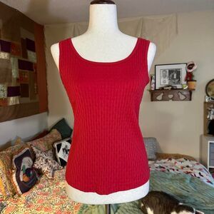 Hang Ten 90s Women's Red Tank Top